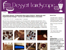 Tablet Screenshot of dessertlandscape.com